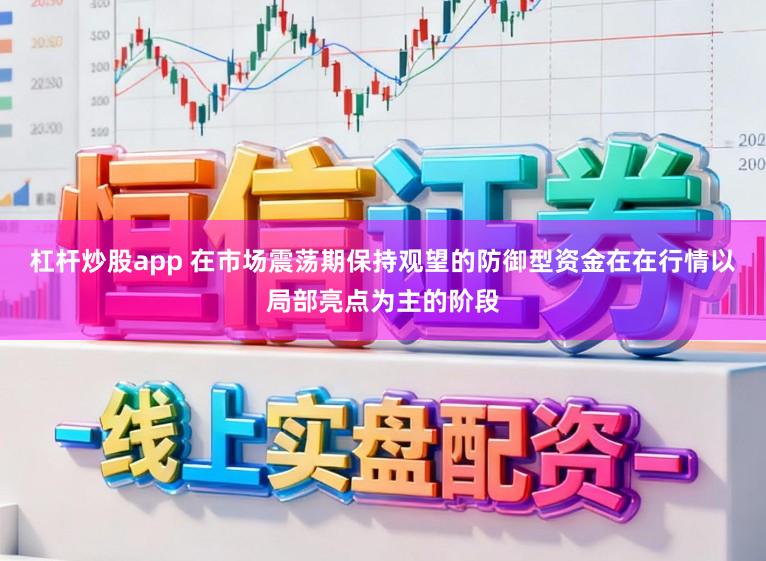 杠杆炒股app 在市场震荡期保持观望的防御型资金在在行情以局部亮点为主的阶段