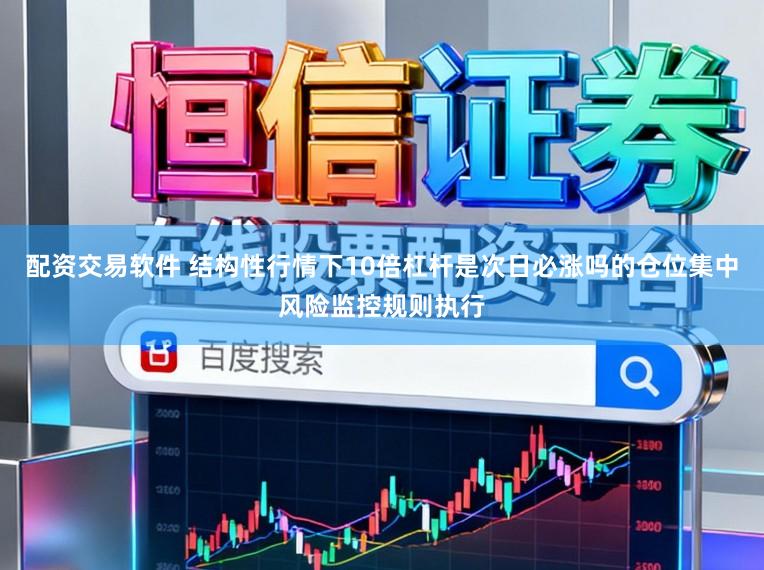 配资交易软件 结构性行情下10倍杠杆是次日必涨吗的仓位集中风险监控规则执行