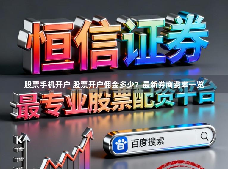 股票手机开户 股票开户佣金多少？最新券商费率一览